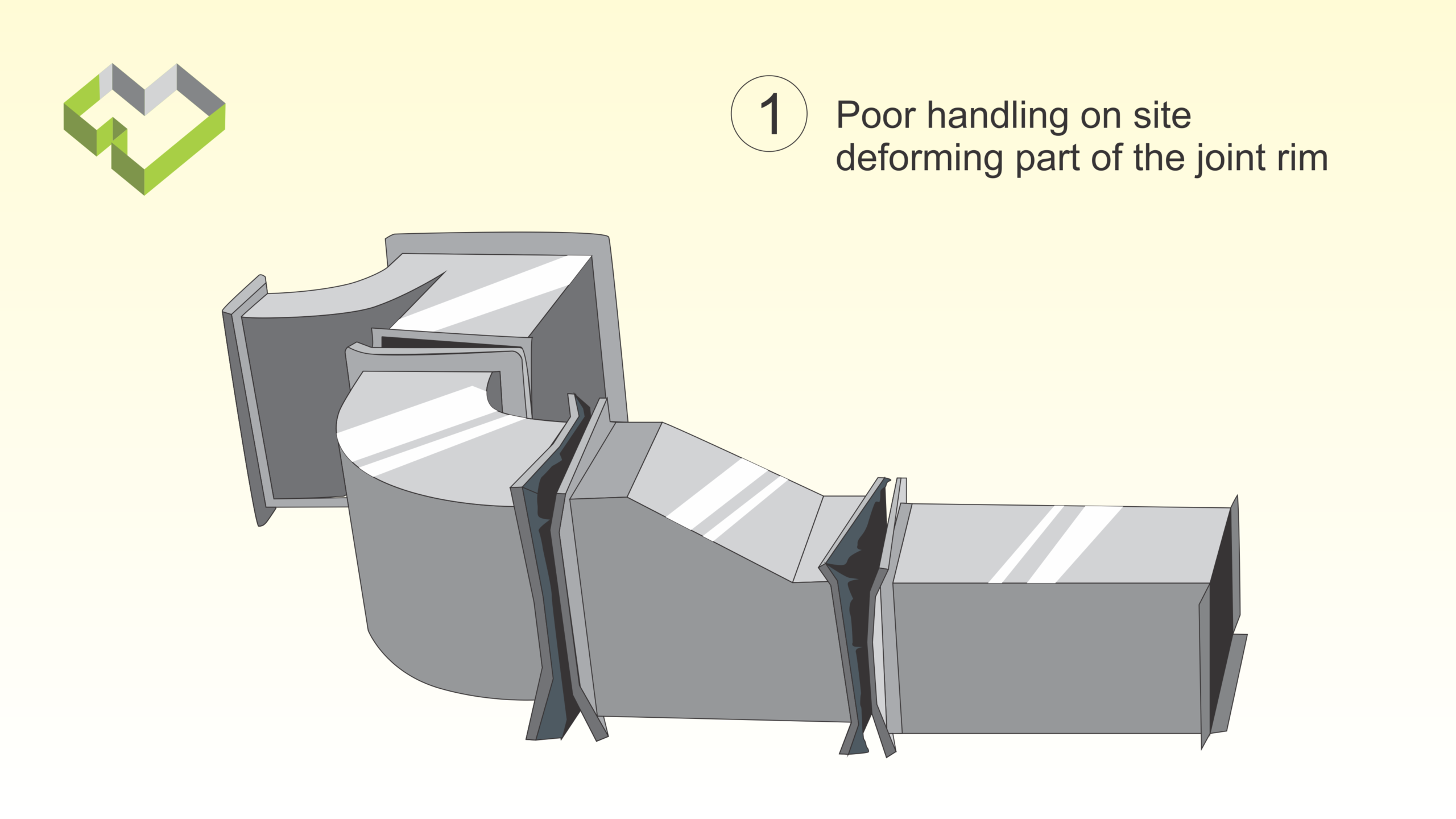 Ducting Joint 1 - Aeroseal Plus